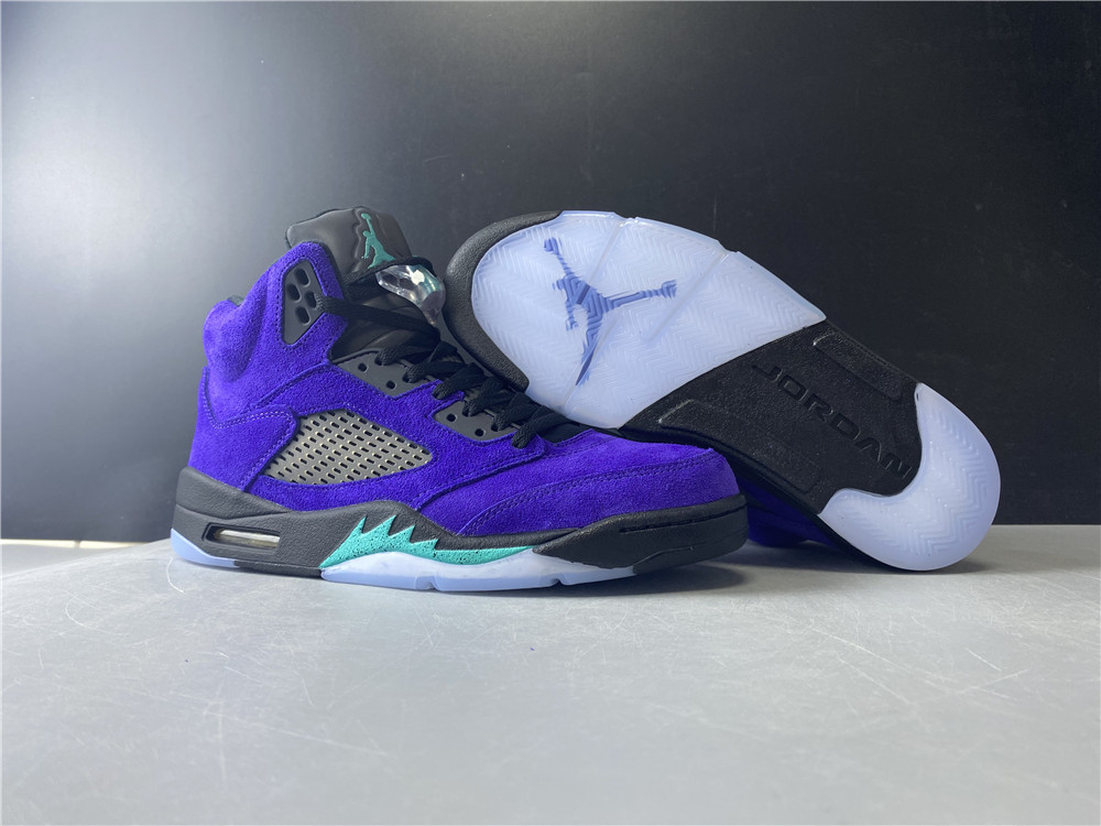 New Air Jordan 5 Retro Alternate Grape Purple